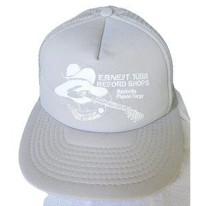 Vintage Ernest Tubb Record Shops Nashville Pigeon Forge Snapback Trucker Hat Cap